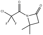 2-Azetidinone, 1-(chlorodifluoroacetyl)-4,4-dimethyl- (7CI,8CI,9CI) 구조식 이미지