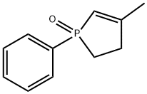 3-Methyl-1-phenyl-2-phospholene 1-oxide Structure
