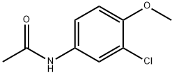 3-Chloro-4-Methoxyacetanilide 구조식 이미지
