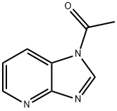1H-이미다조[4,5-b]피리딘,1-아세틸-(9CI) 구조식 이미지