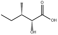 (2R,3S)-2-Hydroxy-3-methylpentanoic acid 구조식 이미지