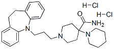 1'-[3-(10,11-dihydro-5H-dibenz(b,f)azepin-5-yl)propyl][1,4'-bipiperidine]-4'-carboxamide dihydrochloride 구조식 이미지