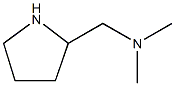 dimethyl(pyrrolidin-2-ylmethyl)amine Structure