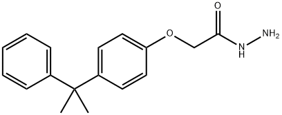 2-[4-(1-METHYL-1-PHENYLETHYL)PHENOXY]ACETOHYDRAZIDE 구조식 이미지