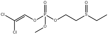 1,1-dichloro-2-(2-ethylsulfinylethoxy-methoxy-phosphoryl)oxy-ethene Structure