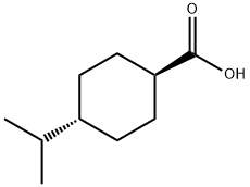 trans-4-Isopropylcyclohexane carboxylic acid Structure