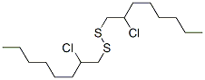 bis(2-chlorooctyl) disulphide Structure