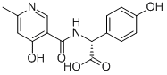 2-(4-Hydroxy-6-methylnicotinamido)-2-(4-hydroxyphenyl)acetic acid Structure