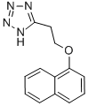 5-[2-(1-나프탈레닐옥시)에틸]-1H-테트라졸 구조식 이미지
