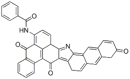 N-[(5,13,17,18-Tetrahydro-5,13,18-trioxoanthra[1,9-ab]naphtho[2,3-i]carbazol)-6-yl]benzamide Structure