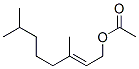 (E)-3,7-dimethyloct-2-enyl acetate Structure