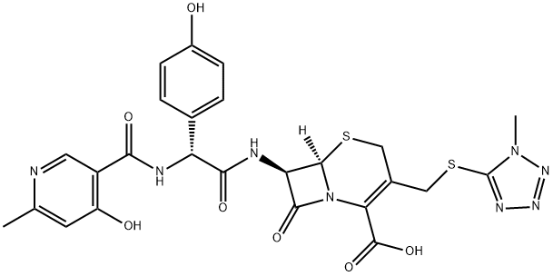 Cefpiramide acid 구조식 이미지