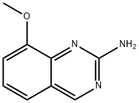 2-아미노-8-메톡시퀴나졸린 구조식 이미지