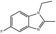 1H-Benzimidazole,1-ethyl-5-fluoro-2-methyl-(9CI) 구조식 이미지