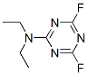 2-(디에틸아미노)-4,6-디플루오로-1,3,5-트리아진 구조식 이미지