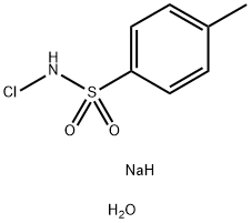 클로르아민 T, 트리수화물(CHLORAMINE T, TRIHYDRATE) 구조식 이미지