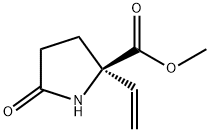 프롤린,2-에테닐-5-옥소-,메틸에스테르(9CI) 구조식 이미지