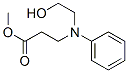 N-hydroxyethyl-N-methoxycarbonylethylaniline 구조식 이미지