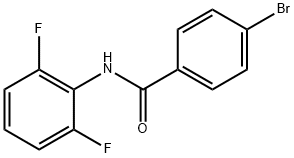 4-브로모-N-(2,6-디플루오로페닐)벤즈아미드 구조식 이미지