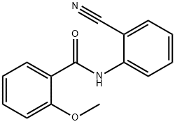 벤즈아미드,N-(2-시아노페닐)-2-메톡시-(9CI) 구조식 이미지