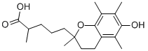 5-(6-HYDROXY-2,5,7,8-TETRAMETHYL-CHROMAN-2-YL)-2-METHYL-PENTANOIC ACID Structure