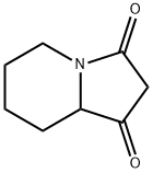 TETRAHYDRO-INDOLIZINE-1,3-DIONE Structure
