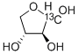 D-[1-13C]THREOSE Structure