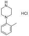 N-(2-Methylphenyl)piperazine hydrochloride Structure