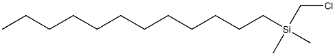 CHLOROMETHYLDODECYLDIMETHYLSILANE Structure