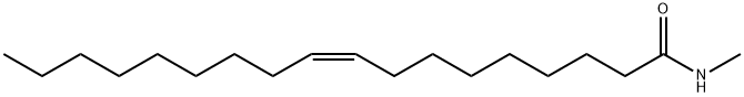 (Z)-N-methyl-9-octadecenamide Structure