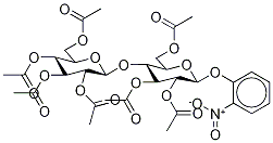 o-Nitrophenyl -D-Cellobioside Heptaacetate Structure