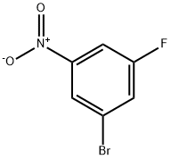 1-Bromo-3-fluoro-5-nitrobenzene 구조식 이미지