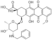 N-benzyladriamycin Structure