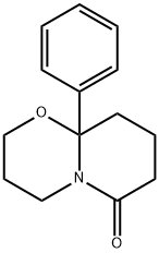 3,4,7,8,9,9a-Hexahydro-9a-phenyl-2H,6H-pyrido[2,1-b][1,3]oxazin-6-one Structure