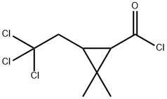 2,2-디메틸-3-(2,2,2-트리클로로에틸)시클로프로판카르보닐클로라이드 구조식 이미지