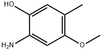 Phenol, 2-amino-4-methoxy-5-methyl- (9CI) Structure