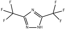 1H-1,2,4-TRIAZOLE,3,5-BIS(TRIFLUOROMETHYL)- Structure