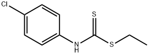 N-(p-클로로페닐)카르바모디티오산에틸에스테르 구조식 이미지