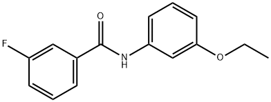 Benzamide, N-(3-ethoxyphenyl)-3-fluoro- (9CI) Structure