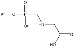 글리신,N-(포스포노메틸)-,칼륨염 구조식 이미지