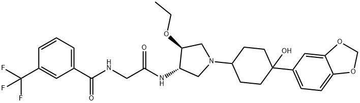 INCB3344 구조식 이미지