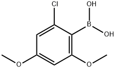 Boronic acid, (2-chloro-4,6-dimethoxyphenyl)- (9CI) Structure