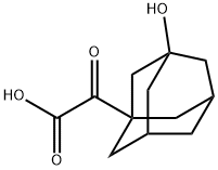 3-hydroxy- α-oxoadamantane-1-acetic acid 구조식 이미지