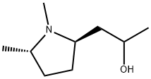 2-Pyrrolidinepropanol,1,5-dimethyl-,(2R,5S)-(9CI) 구조식 이미지