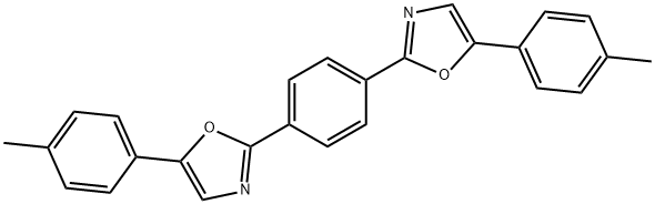 2,2'-(1,4-phenylene)bis[5-(4-methylphenyl)oxazole] Structure