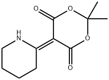 2,2-Dimethyl-5-(2-piperidinylidene)-1,3-dioxane-4,6-dione 구조식 이미지