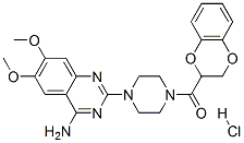 Doxazosin hydrochloride Structure