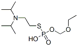 N-[2-(에톡시-메틸-포스포릴)술파닐에틸]-N-프로판-2-일-프로판-2-아민 구조식 이미지