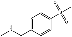 N-methyl-4-(methylsulfonyl)benzenemethanamine Structure