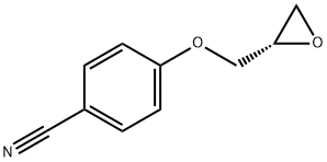 (S)-4-(OXIRAN-2-YLMETHOXY)BENZONITRILE Structure